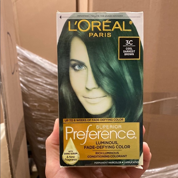 L’Oreal Paris Superior Preference Hair Color, Cool Darkest Brown - Picture 1 of 4